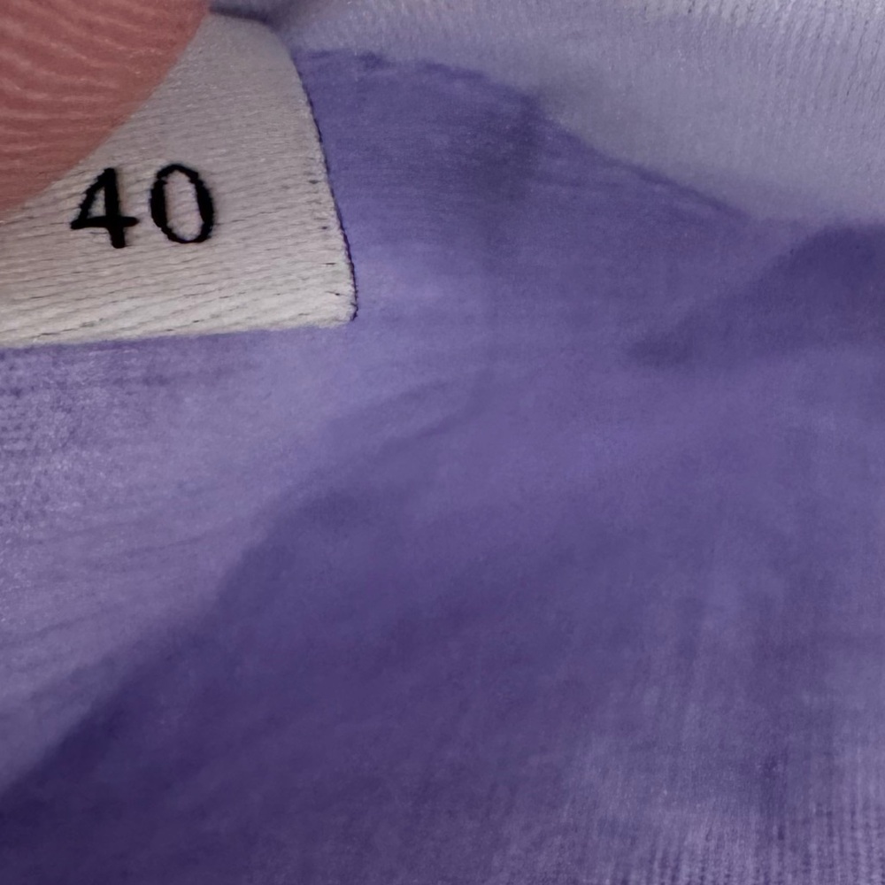 Sandro Lilac Button-Front Mini Dress - Picture 5 of 6